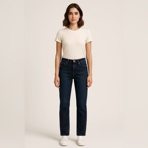 ✨ Citizens of Humanity Isola Mid Rise Slim Jeans Dark Wash Size 27